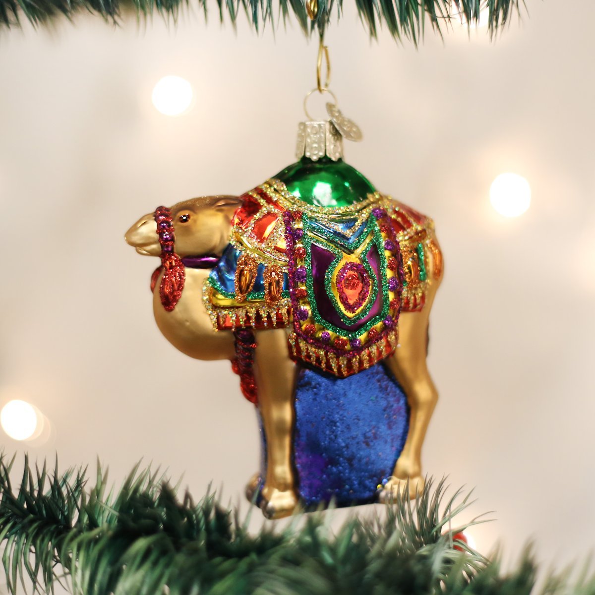 Amazon.com: Old World Christmas Magi's Camel Glass Blown Ornament